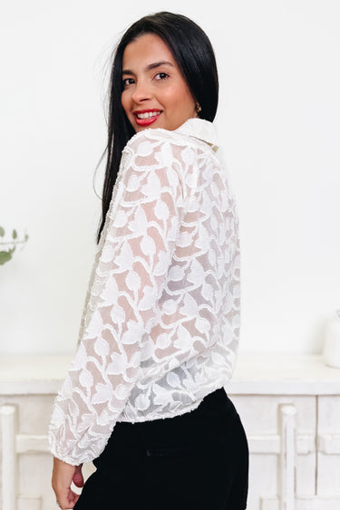 The Groove Like Jacquard Top - 2 Colors!