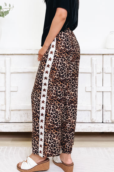 A Star In Leopard Pants - Brown Star