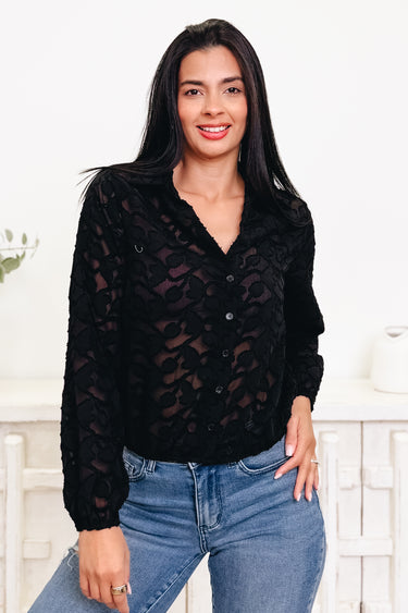 The Groove Like Jacquard Top - 2 Colors!