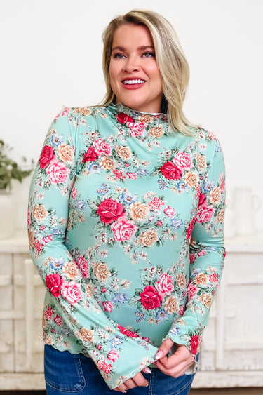 Sunshine & Petals Floral Top - 2 Colors!