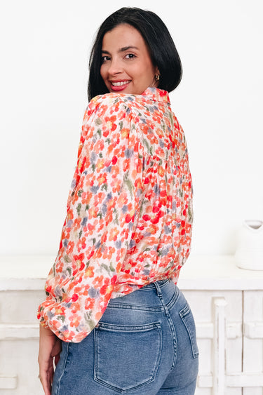 Spring Fling Button Down Top