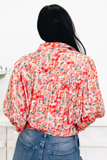 Spring Fling Button Down Top