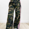 Sweet But Savage Striped Camo Pants - Washed Camo