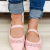 Regina Square Toe Flats - Blush