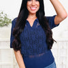That's It Open Knit Top