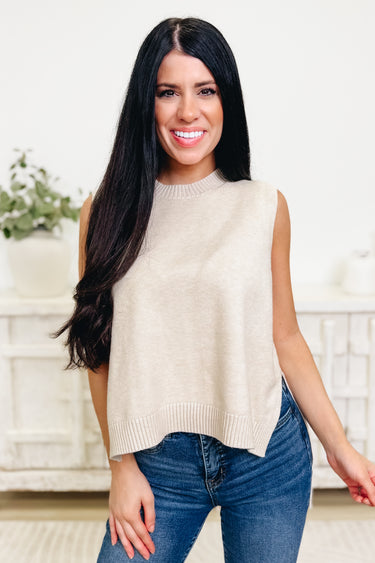 Baby Your Worth It Sweater Tank Top - 2 Colors!