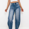 In My Bag By Anniewear - Barrel Leg Jeans - Medium Denim