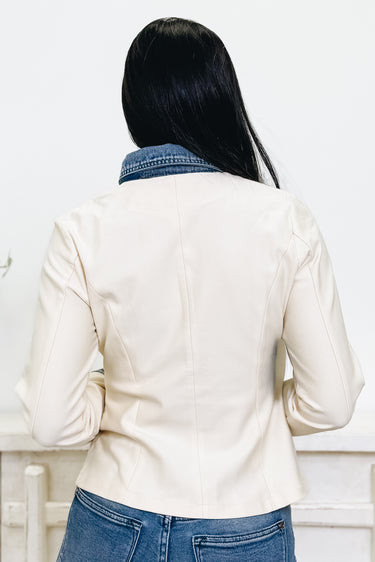 Front Row Denim Trim Jacket