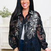 Embellishing Embrace Button Down Top