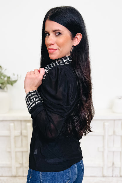 Set Out To Show Out Button Down Top