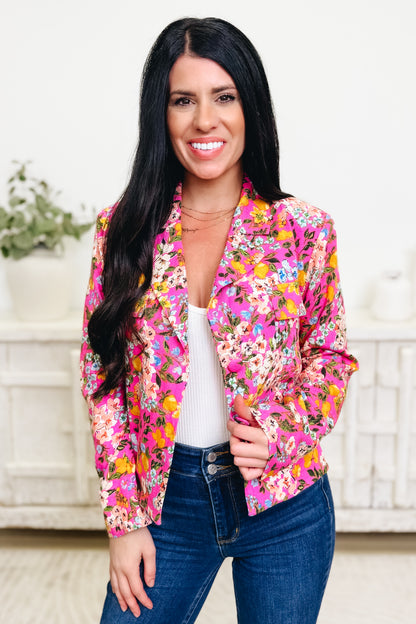 In A Moment Like This Floral Blazer
