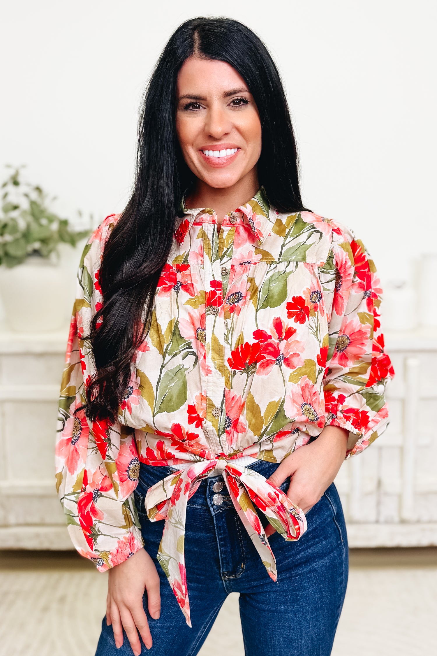 Love For Spring Floral Top