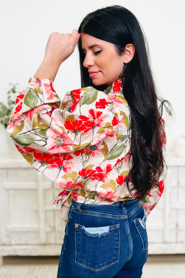 Love For Spring Floral Top