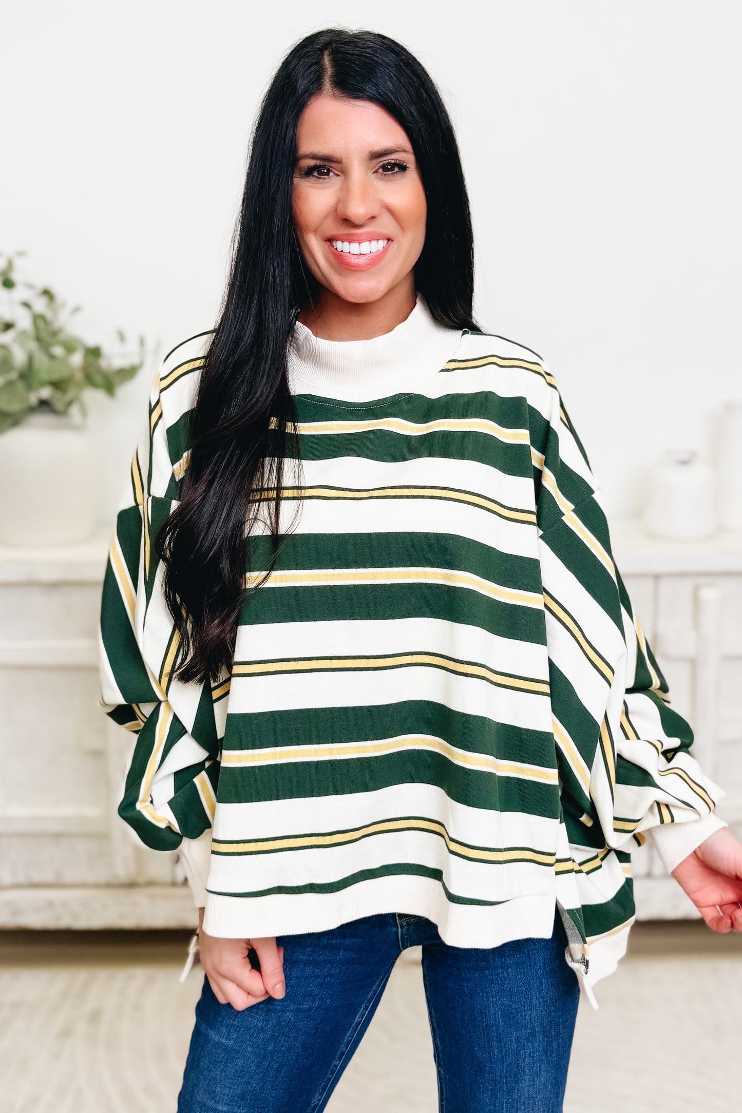 Varsity Stripes Top - 2 Colors!