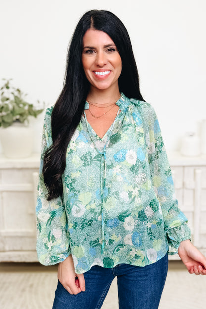 A Ruffle In TIme Top - 2 Colors!