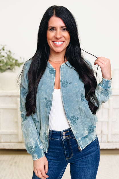 Lovely With A Touch Bomber Jacket - 2 Colors!