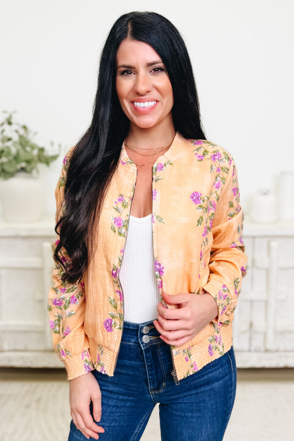 Oh My Soul Floral Bomber Jacket - 2 Colors!