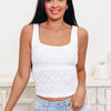 Count On Me Floral Lace Tank - 11 Colors!
