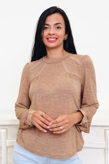 Lacey Space Top - 3 Colors!