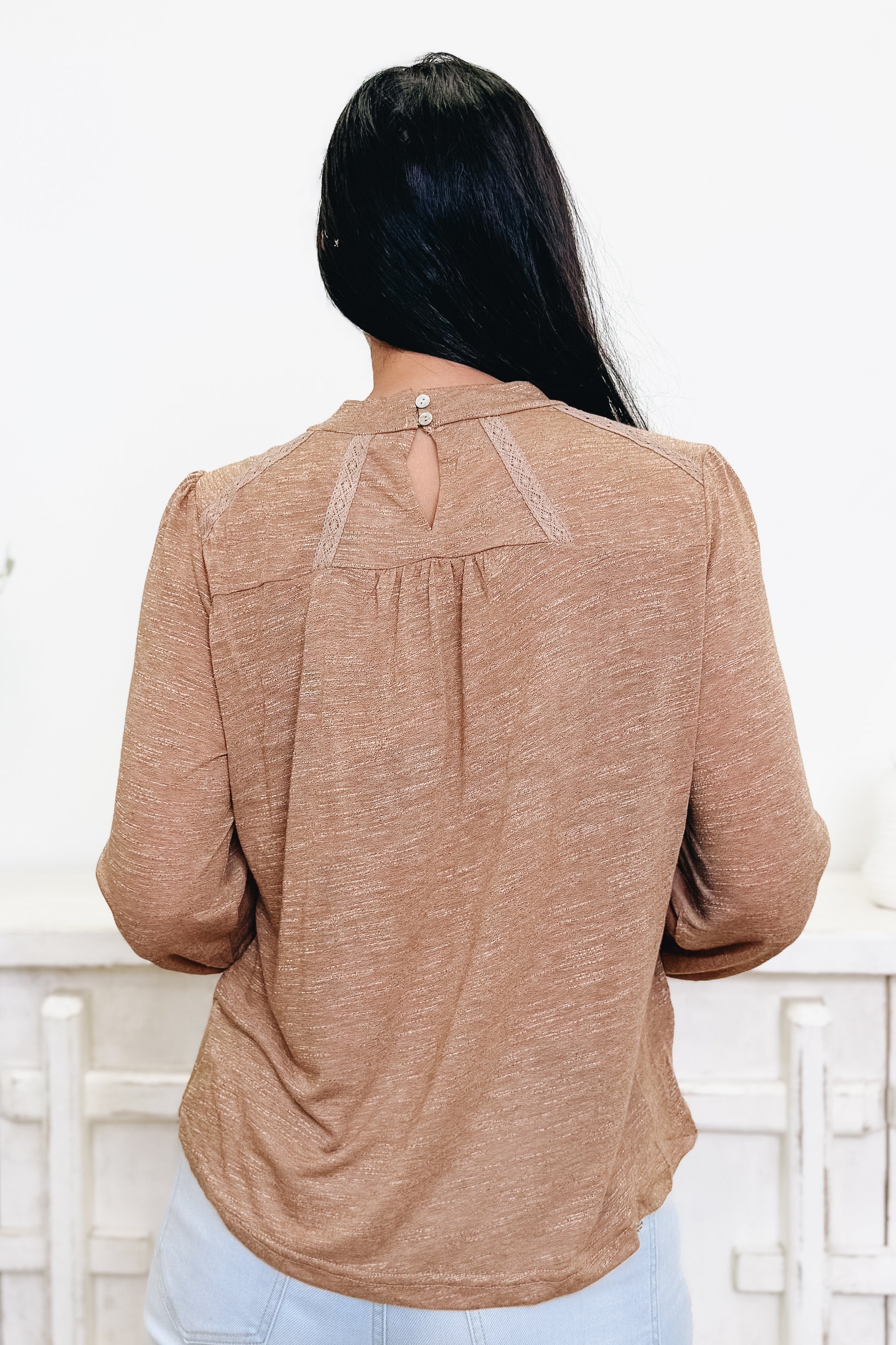 Lacey Space Top - 3 Colors!