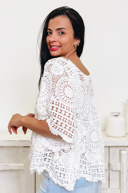 The Simply Perfect Crochet Top - 4 Colors!