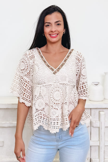The Simply Perfect Crochet Top - 4 Colors!