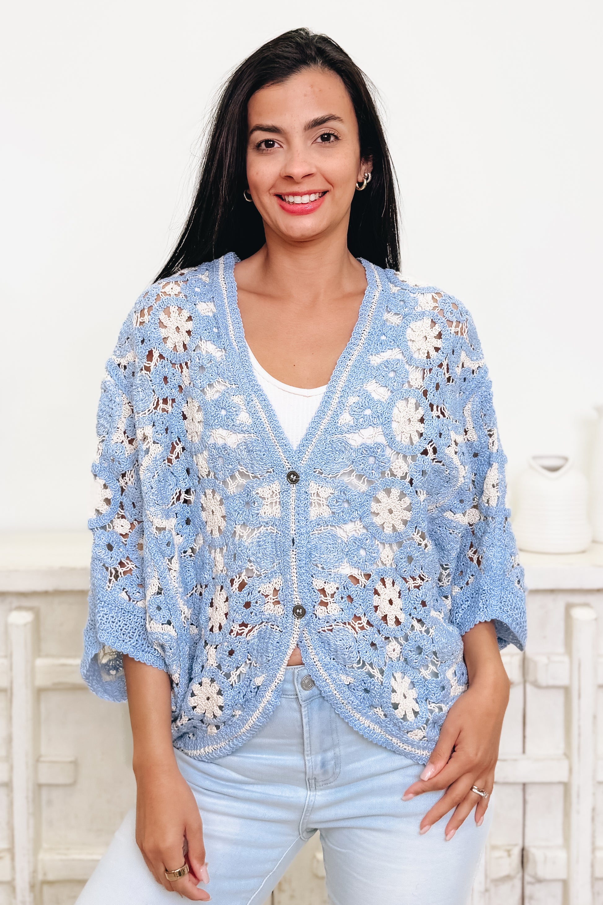 I Will Make Room For You Crochet Cardigan - 2 Colors!