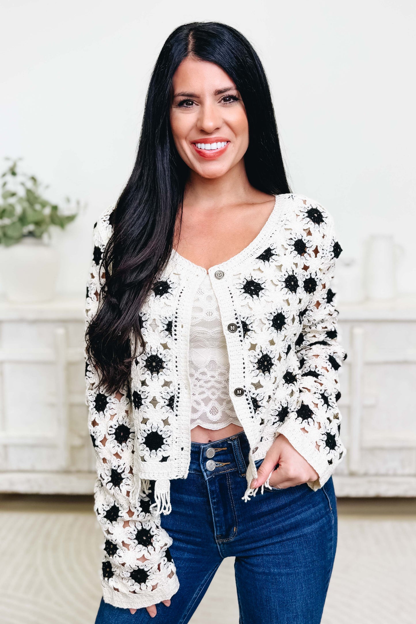 Matters To Her Floral Cardigan