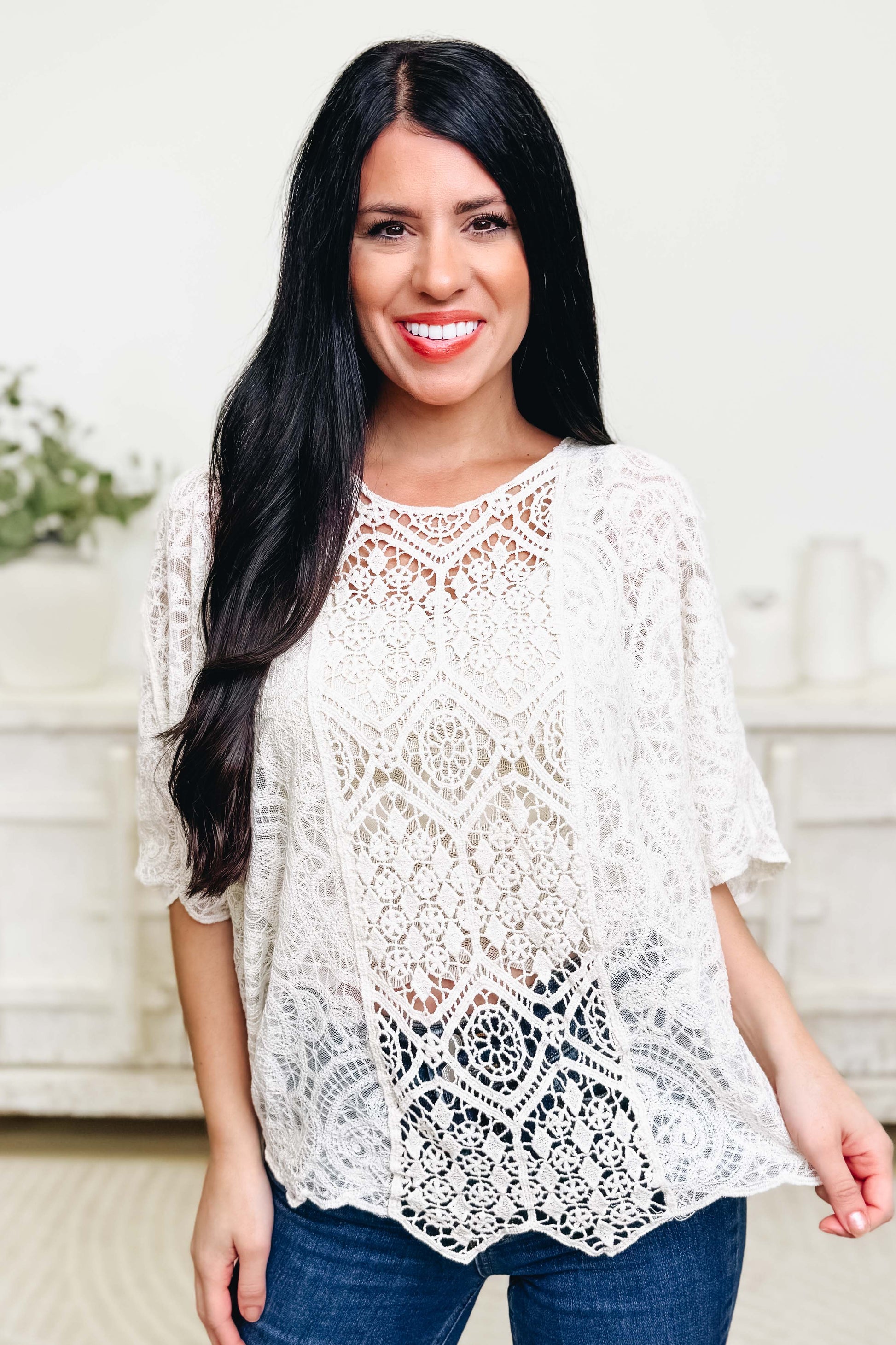 Win Win Crochet Top