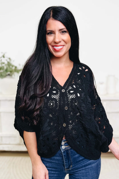 Part Of Your Plan Crochet Cardigan - 3 Colors!