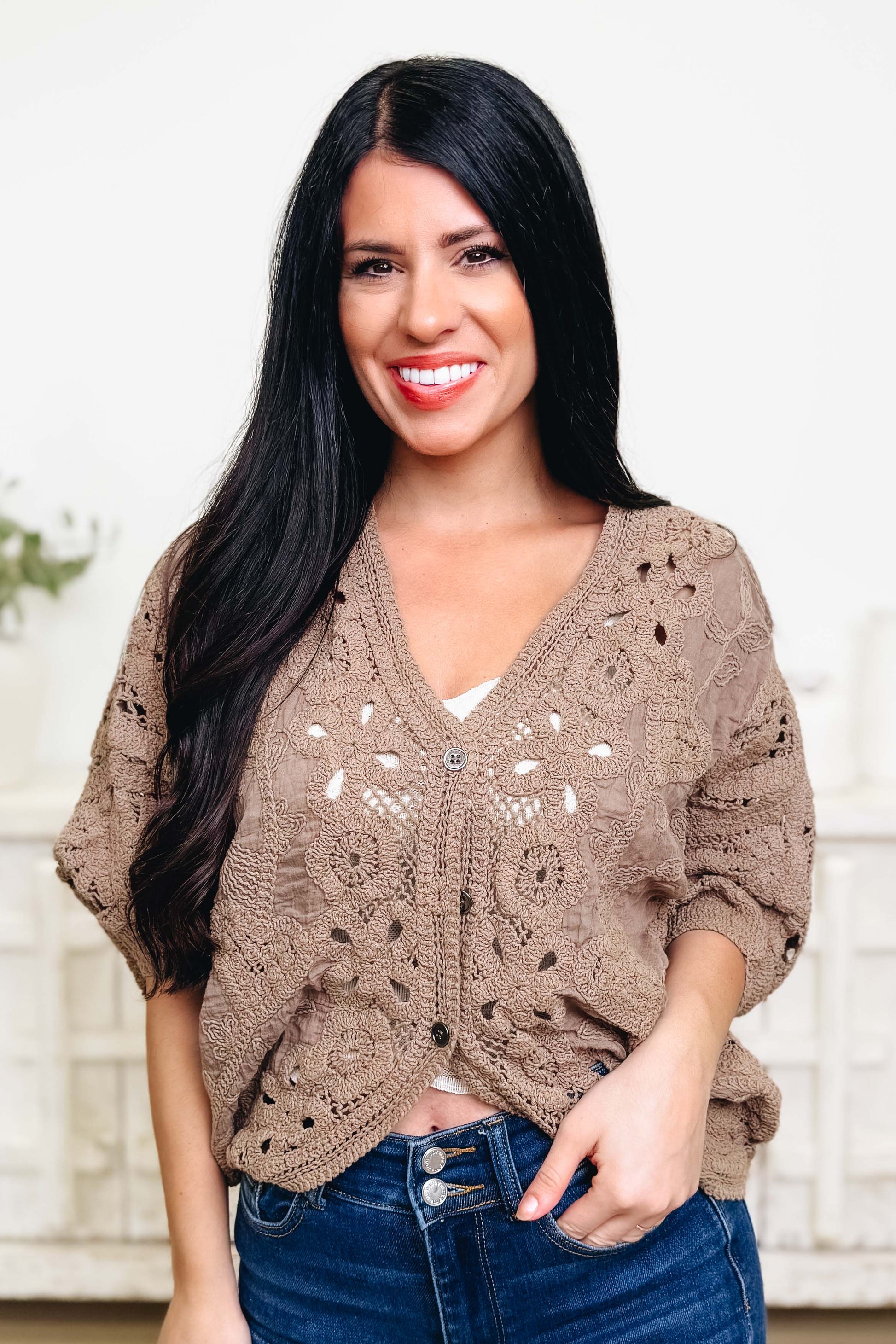 Part Of Your Plan Crochet Cardigan - 3 Colors!