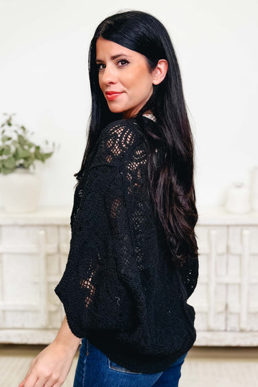 Cardi Party Crochet Cardigan - 2 Colors!