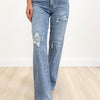 Prime Time By Judy Blue - 90s Straight Jeans - Light Wash