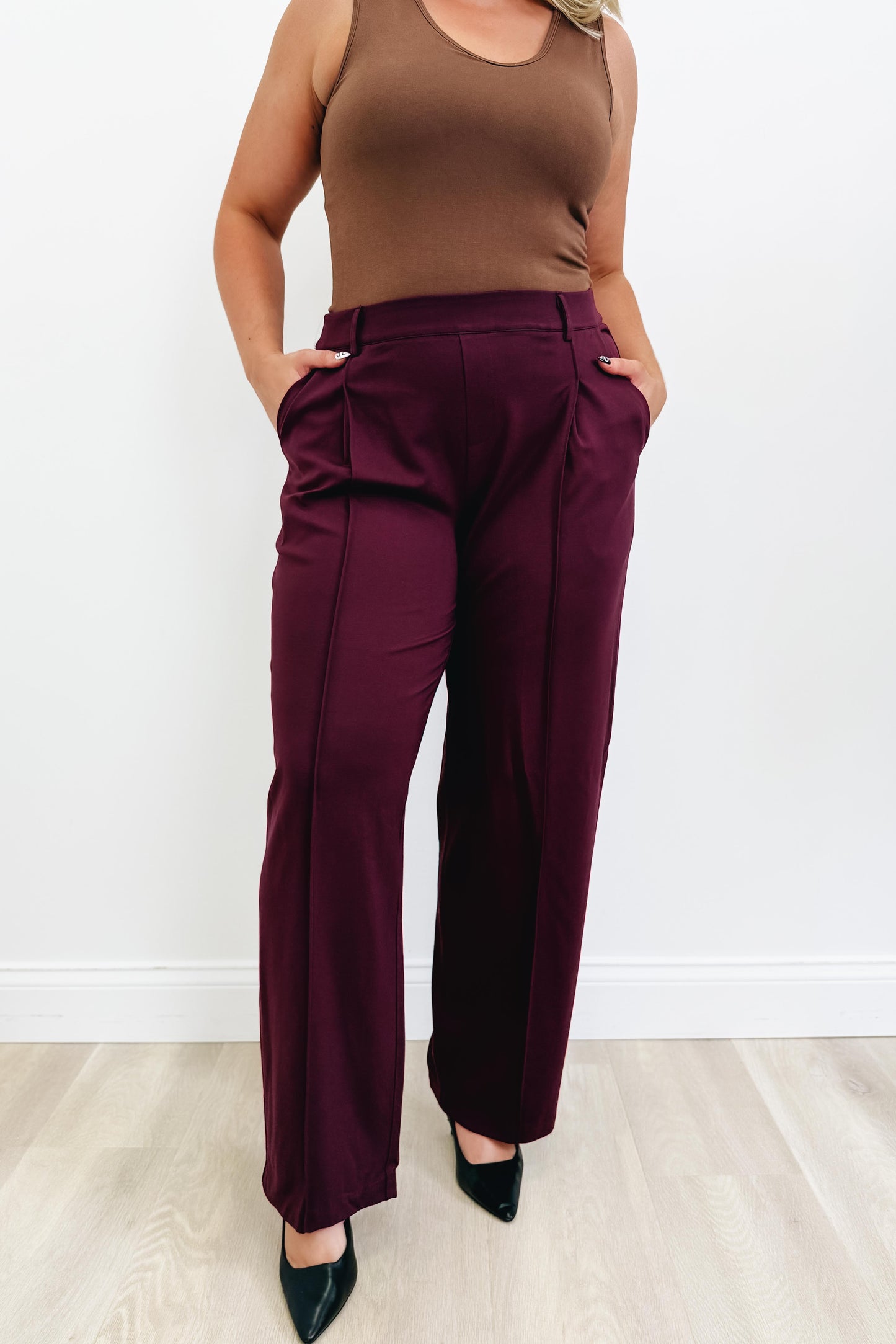 Play It Straight Pants - 2 Colors!