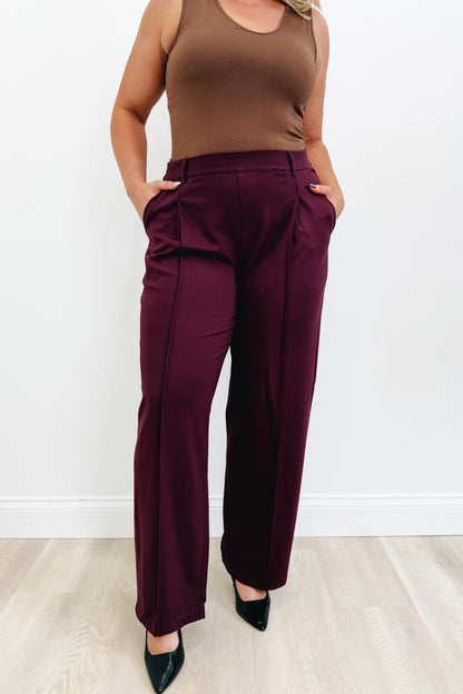 Play It Straight Pants - 2 Colors!