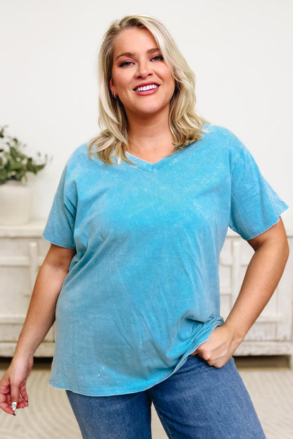 Basic Washed Top - 8 Colors!