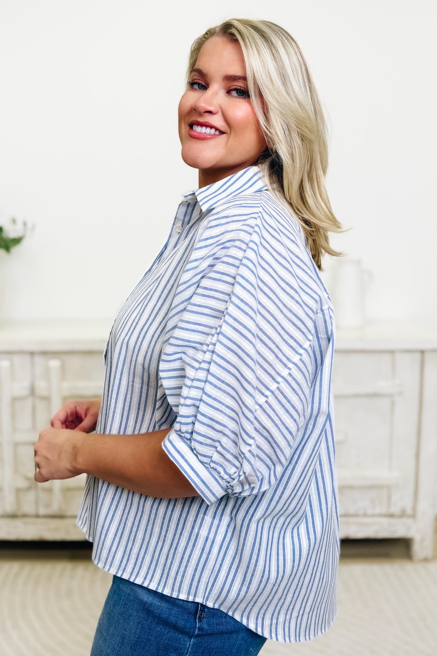 Never Ending Love Button Down Top