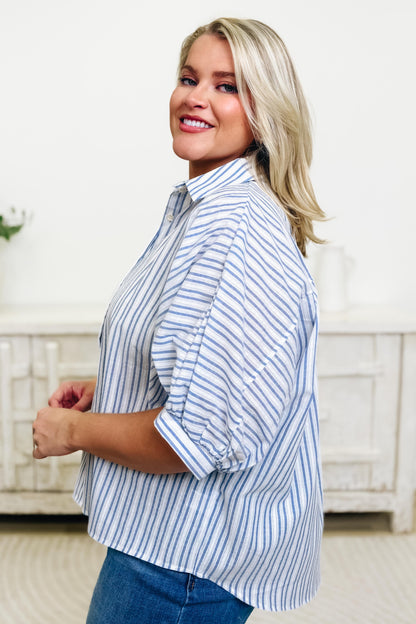 Never Ending Love Button Down Top