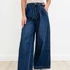 Let Me Love You Wide Leg Pants - Blue Denim