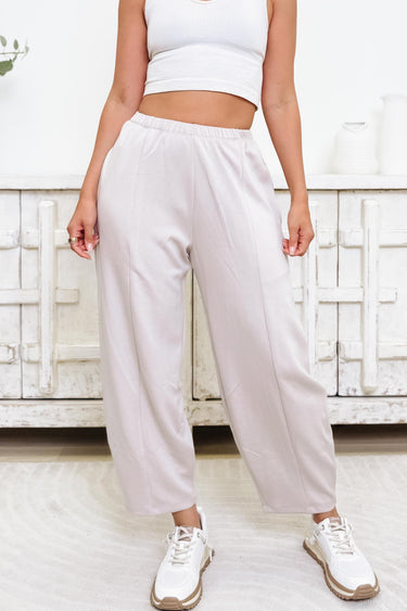 Keep It Solid Mid Rise Barrel Pants - 4 Colors!