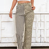 Flip Of A Coin Leopard Stripe Pants