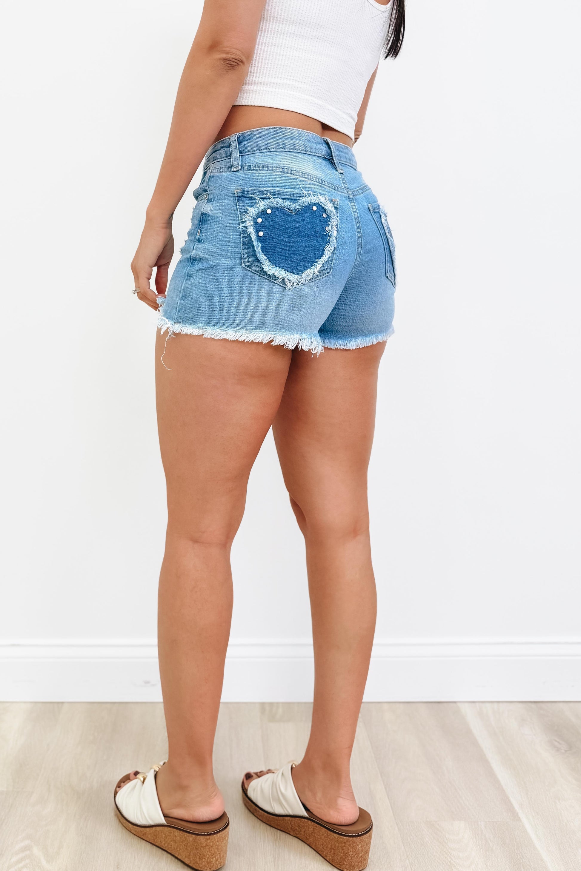 Love That Shows Denim Shorts