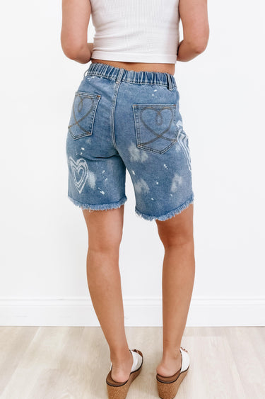 Lovey Dovey Shorts - Denim