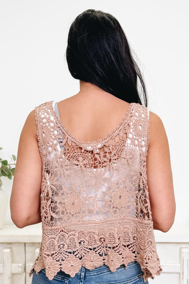 Open Flow Crochet Tank Top - 2 Colors!