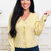 Cozy With A Twist Sweater Cardigan - 2 Colors!