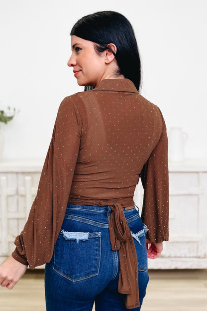 Kiss & Tie Sheer Top - 2 Colors!