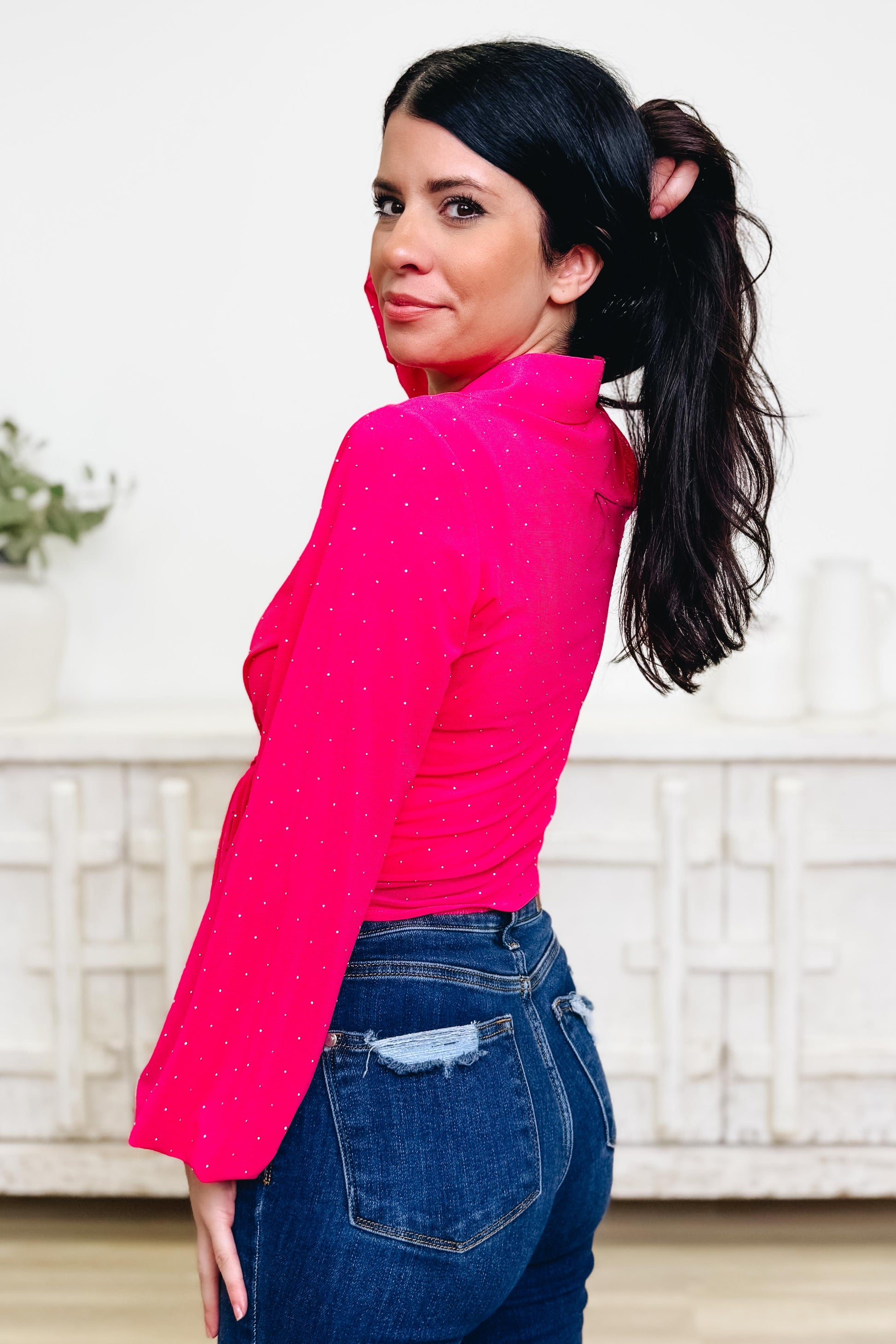 Kiss & Tie Sheer Top - 2 Colors!