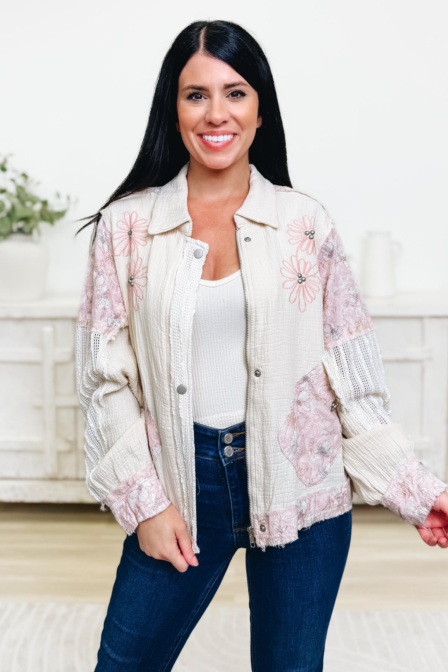 Take Your Pick Floral Shacket