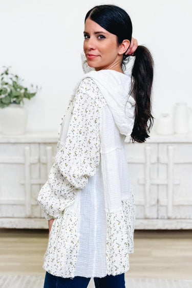Bloom Bound Shacket - Ivory