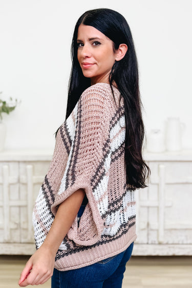 Swipe The Stripe Top - 2 Colors!